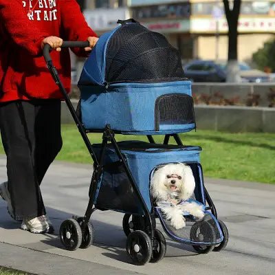 Poussette pour chien - PetStroller™ - Bleu - Mon Monde Chien