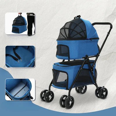 Poussette pour chien - PetStroller™ - Bleu - Mon Monde Chien