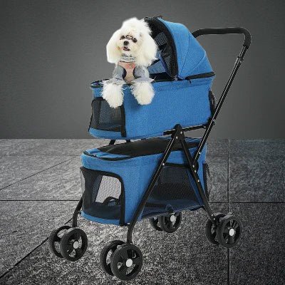 Poussette pour chien - PetStroller™ - Bleu - Mon Monde Chien