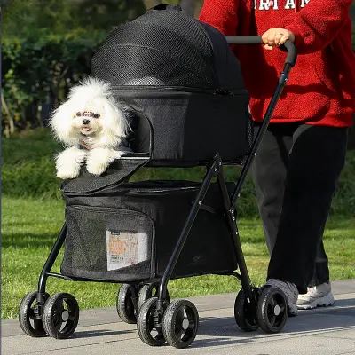 Poussette pour chien - PetStroller™ - Noir - Mon Monde Chien