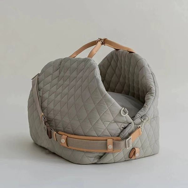 Sac de Transport pour Chien | Luxemo™ - Gris - Mon Monde Chien
