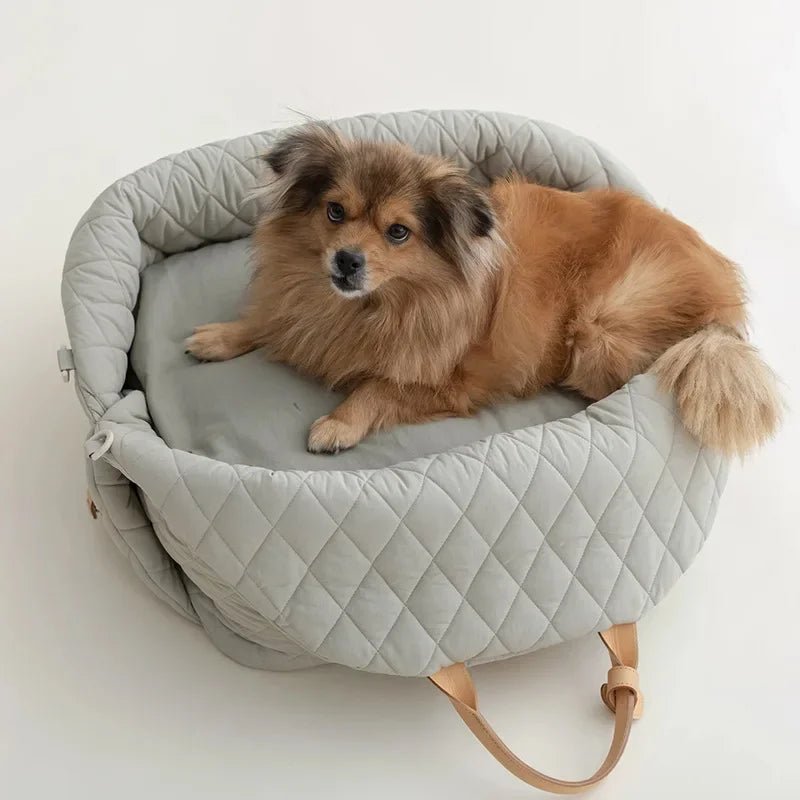 Sac de Transport pour Chien | Luxemo™ - Gris - Mon Monde Chien