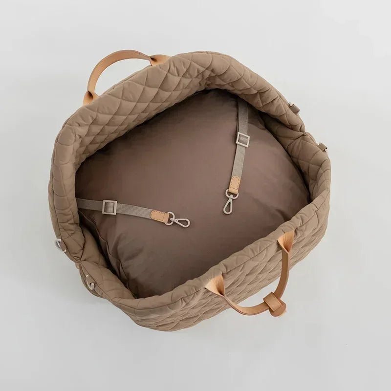 Sac de Transport pour Chien | Luxemo™ - Brun - Mon Monde Chien