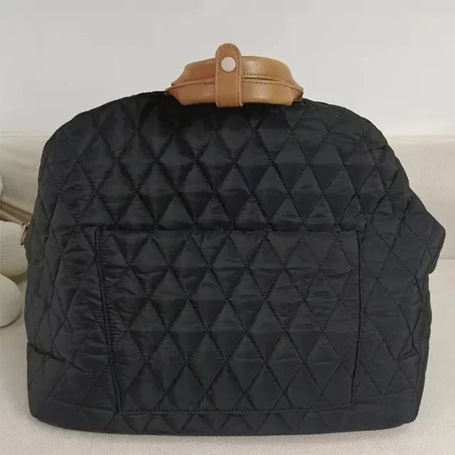 Sac de Transport pour Chien | Luxemo™ - Noir - Beige - Mon Monde Chien