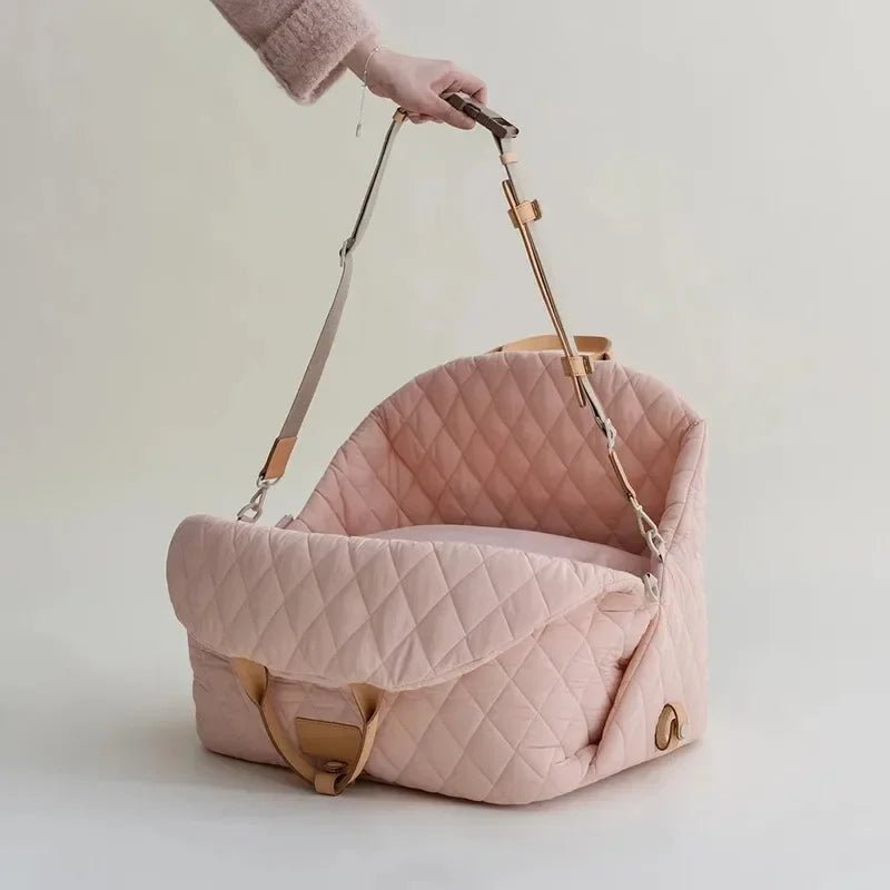 Sac de Transport pour Chien | Luxemo™ - Rose - Mon Monde Chien