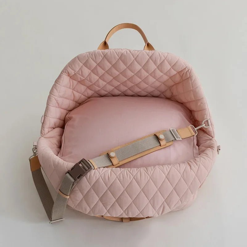 Sac de Transport pour Chien | Luxemo™ - Rose - Mon Monde Chien