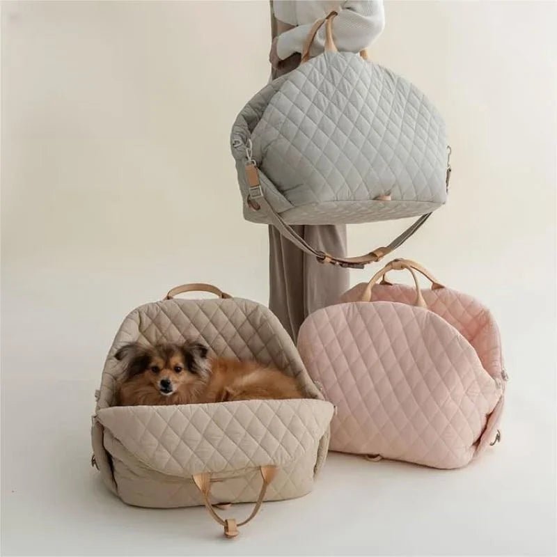 Sac de Transport pour Chien | Luxemo™ - Rose - Mon Monde Chien